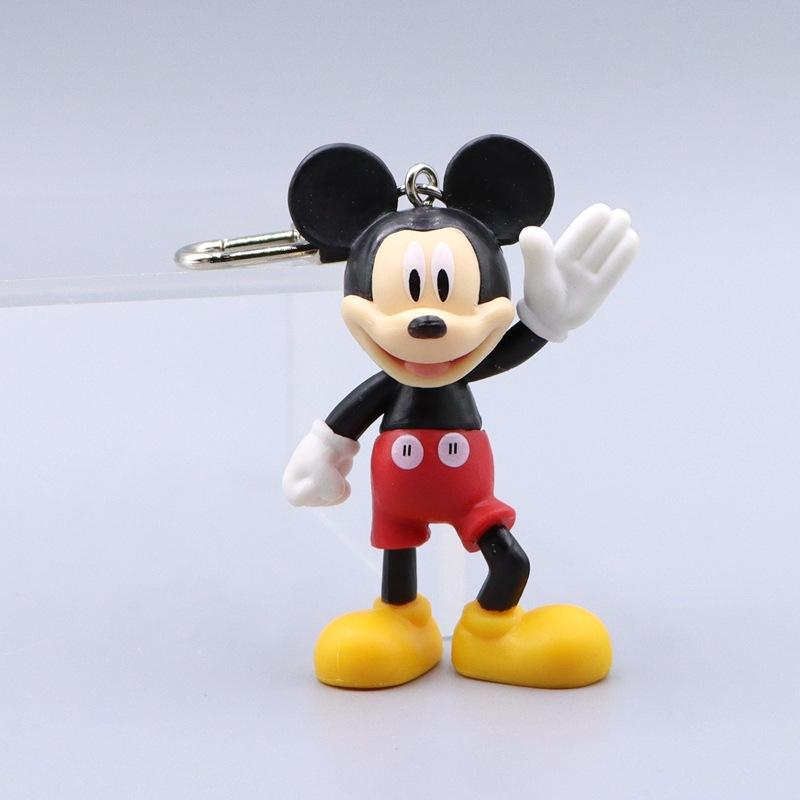 Cute Doll Anime Mickey Pluto Mickey Cartoon Car Keychain Backpack Decoration Pendant Christmas Toy Gift