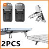 2Pcs Mini Foldable Laptop Stand Portable Computer Keyboard Riser with 2 Adjustable Angles Self-Adhesive Invisible Notebook Stand