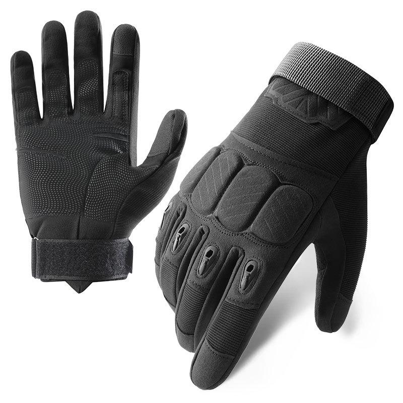 Tactical Gloves Men's Z192 Soft Shell Protective Pad Long Finger Touch Screen Fighting Non-slip Outdoor Military Fan Riding Gloves Men