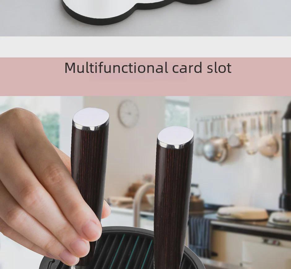 Moderne kjøkkenkniv- og redskapshylle - Integrert holder og organizer