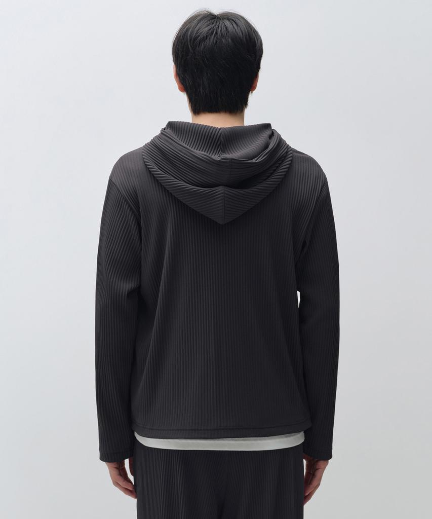 Musinsa Standard Pleated Hooded Zip-Up [Gray]