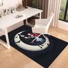 1pc. Halloween Moon Skeletons Home Decor Rug Office Carpet Chair Mat Outdoor Giftz041159
