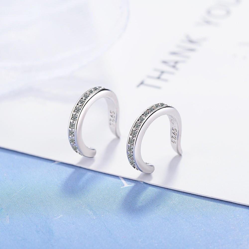 Hypoallergenic Ear Corrector Clips Punk Rock Style C-shaped Ear Cuff Unisex Earrings