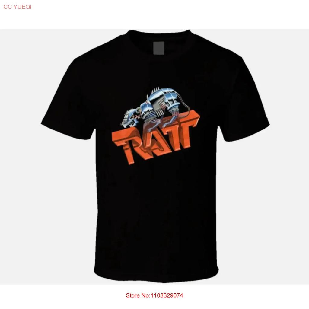 Ratt 80S Metal T Shirt vintage Washed Casual designer clothes homme Unisex graphic Stretched Soft Versatile Slightly