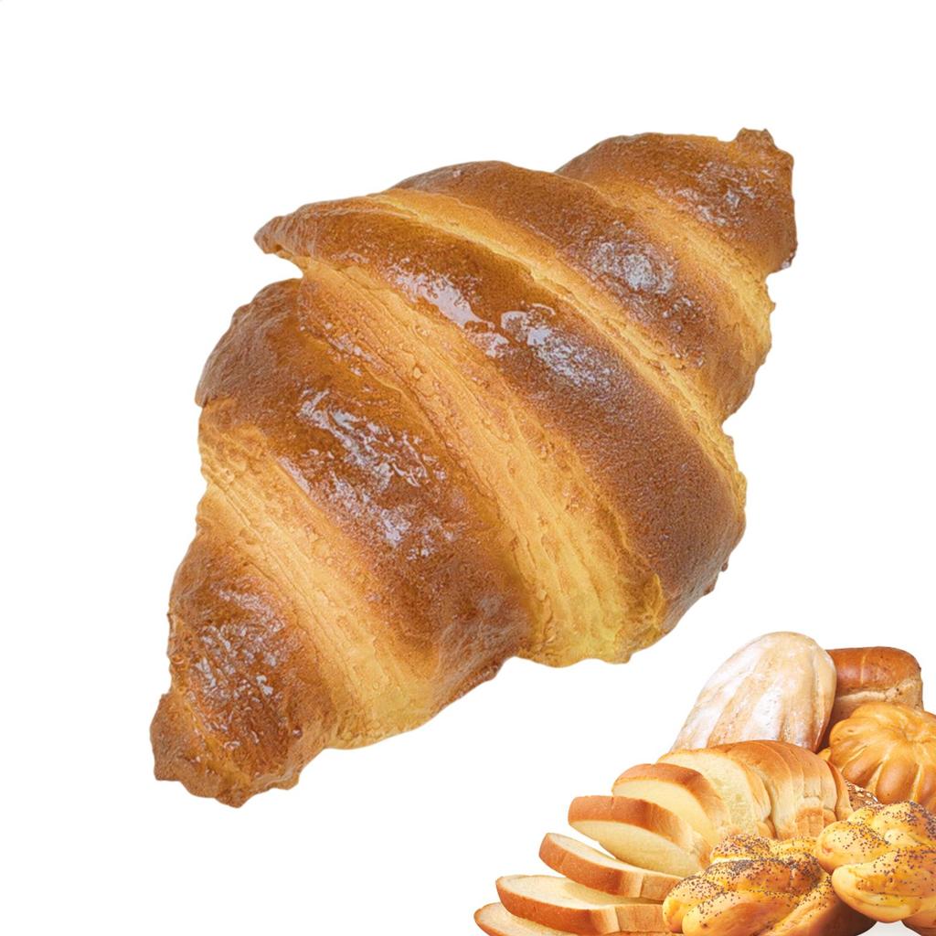 Artificial Simulated Food Model Display Props Kitchen Cabinet Restaurant Shop Store Decoration Fake Simulation Bread Croissant