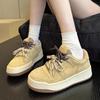 Versatile Fashion Casual Sports Shoes Spring New Heightening Retro Dexun Thick Baseplate Shoes Women