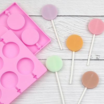 1 Pack Lollipop Mold Silicone Lollipop Mold Chocolate Cookie Candy Mold