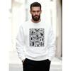 Men's Insect Theme Pattern Casual Crewneck Sweatshirt
