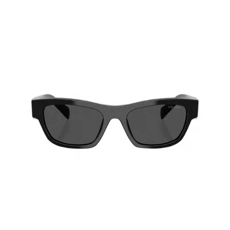 Prada Original Design Quadratische Sonnenbrille Damen Sonnenbrille Schwarz 16K-08Z-SPRB09F-16K08Z