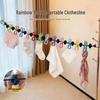 Windproof Anti-Slip Clothesline for Indoor/Outdoor Use - No-Punch Quilt Drying Rope