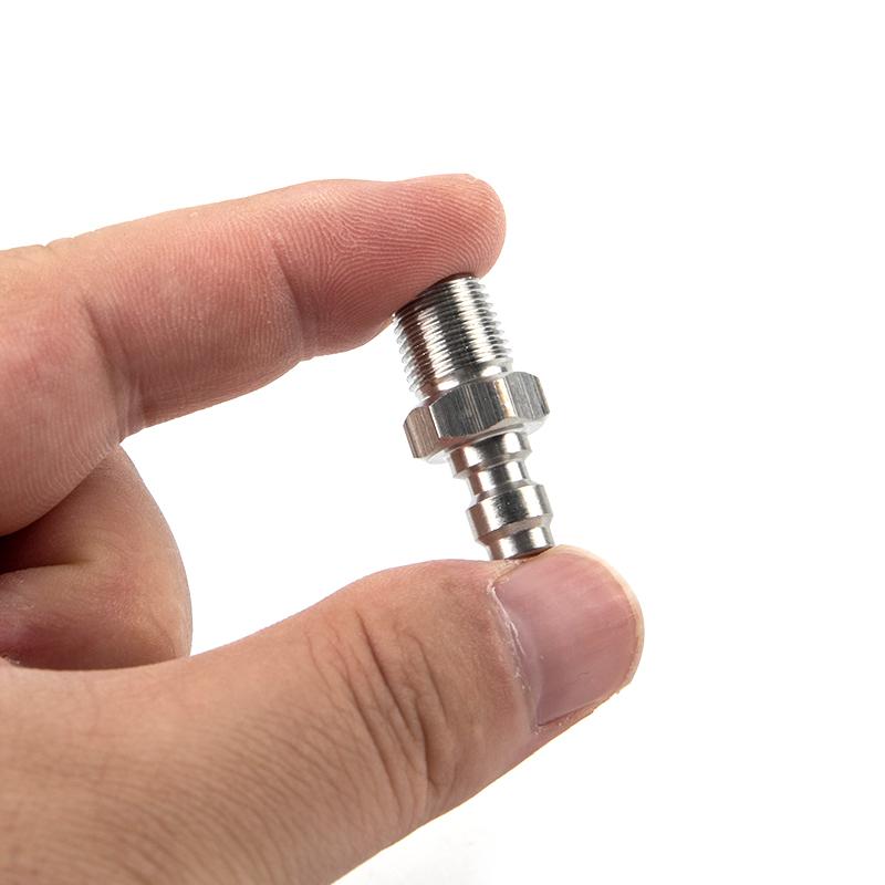 Pcp Paintball Pneumatische Snelkoppeling 8Mm M10X1 Mannelijke Stekker Adapter Fitting 1/8Npt