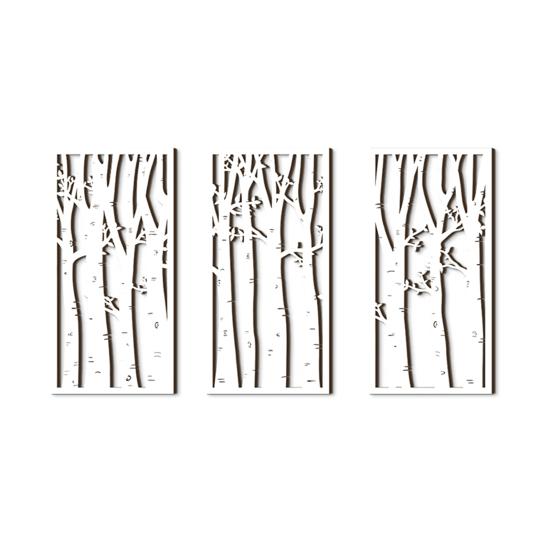 3 stuks boho houten wanddecoratie, minimalistische planten, geometrische, uitgeholde hangende ornamenten, abstracte wandsculpturen voor thuis, woonkamer, slaapkamer, keuken