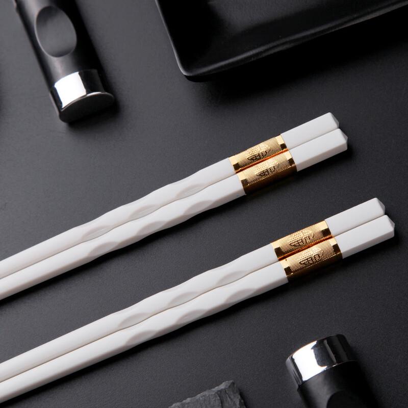 Cartoon White Imitation Ceramic Chopsticks