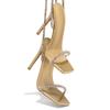 Sexy Römischen Sandalen Frau Strass Strap Hohl Dünne High Heels Nachtclub Party Damen Kleid Schuhe