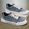 2026 New Trendy Men's Casual Sports Shoes Korean Edition Fashion Board Shoes Canvas Shoes Commuter Shoes Denim