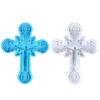 Epoxy Resin Moulds Silicone Ornaments Molds Cross Shape Resin Casting Molds