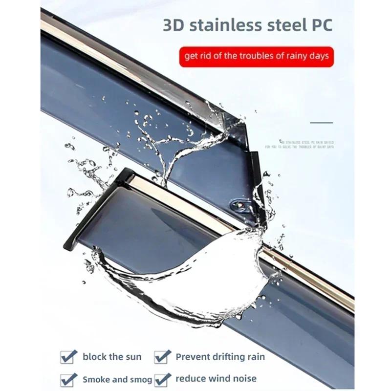 Windows Visor for Lexus UX ZA10 250h 200 F Sport 2019~2024 Car Sides Sun Rain Vent Smoke Guards Covers Awning Shelter Accessorie