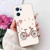 For Oppo Reno7 5G Casing Cute Cat Flower Painted Cover Soft Fundas Phone Case For Oppo Find X5 FindX5 Lite Reno 7 5G Back Cover