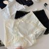 Women's Summer Thin Lace Ice Silk No Trace Not Clip Hip Anti Light Waist Flat Angle Briefs