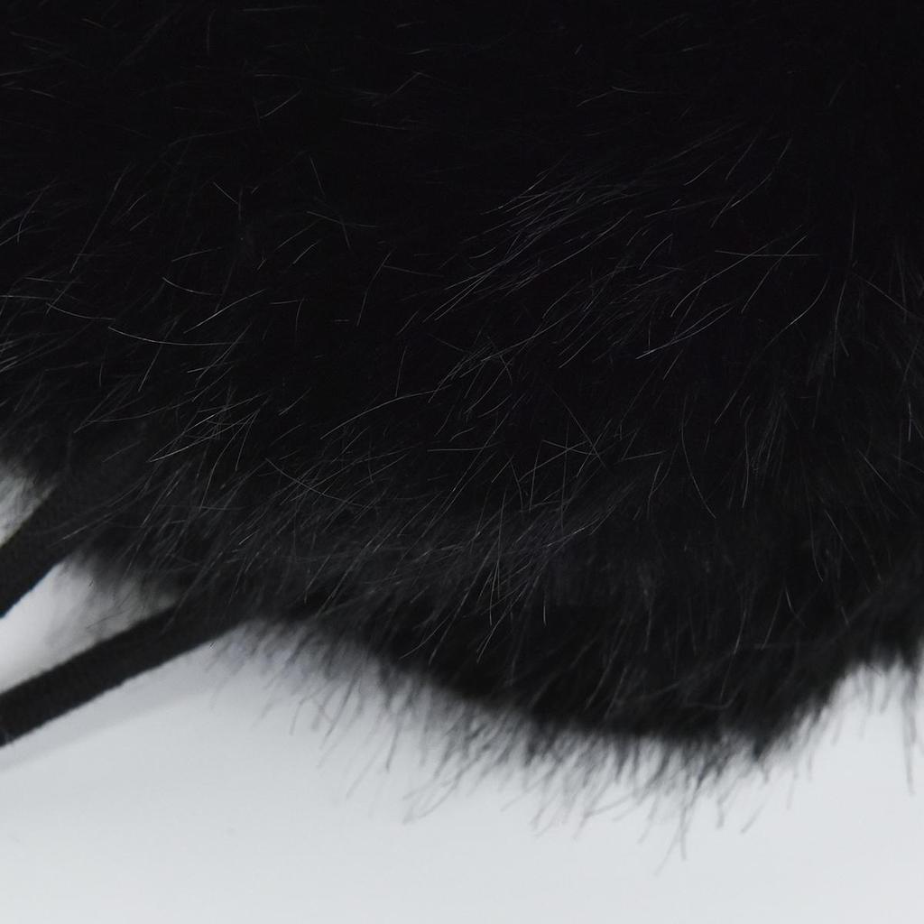 Unisex letecká čepice z umělé kožešiny Zesílená ushanka z umělé liščí kožešiny s klapkami na uši Teplá zimní venkovní čepice