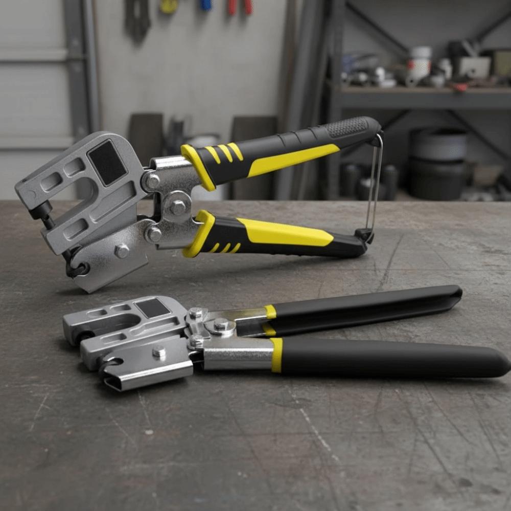 Alloy Steel Keel Pliers Keel Clamp Single-handed Rivet-free Pliers Professional Labor-saving Punching Pliers Drilling
