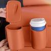 Car Door Cup Holder Leather Automotive Drink Rack Storage Bin Auto Back Seat Cup Holder Organizer For Car Interior Accessories