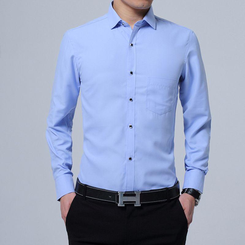 Premium Quality New Men's Casual Long Sleeve Shirt Slim Fit Cotton Dress Tops