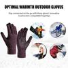 Winter Gloves for Men And Women Non-Slip Touchscreen Thermal Gloves Velvet Lined Gloves for Cold Weather Hiking Skiing Cycling
