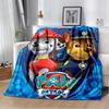 3D P-Patrols Cartoon Dogs Gift Soft Plush Blanket,Flannel Throw Blanket for Living Room Bedroom Picnic Bed Sofa Cover