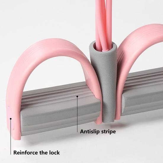 Pedal Resistance Band Long Lasting Not Easy To Break High Elasticity Wear-resistant Strength Training Sturdy Fitness 4 Tube Resistance Bands