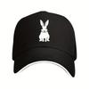 Bunny Rabbit Graphic Baseball Cap Adjustable Lightweight Polyester Outdoor Unisex Trucker Hat