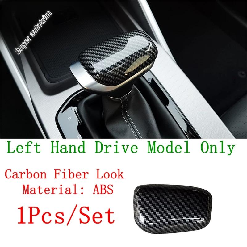 Carbon Fiber Car Interior Gear Shift Knob Shifter Handle Sticker Decoration Cover Trim Accessories For GEELY EMGRAND - 2025