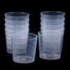 10 pezzi 60 ml di misurino graduato in plastica da laboratorio scala trasparente