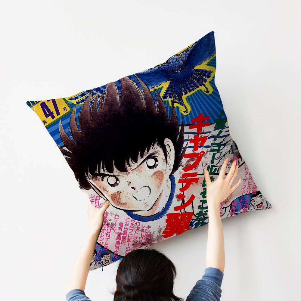 C-Captain T-Tsubasa Pillow Cover Design Cushion Cover Decor Holiday Decorati