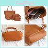 Exquisite Handbag Set For Women With Lychee Pattern In 4 Pieces