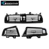 Chromed Piano Black Front Console Grill Dash AC Air Conditioner Vent For BMW 5 Series F10 F11 520i 525i 528i 530i