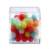 C90A 12pcs Clear Acrylic Square Cube Candy Box Treat Gift Boxes Containers for Wedding Party Baby Shower