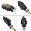 1 Adet Süper Parlak Motosiklet Led Sinyal Lambası Mini Evrensel Led Motosiklet Lambası Amber Sinyal Led Gösterge Işığı