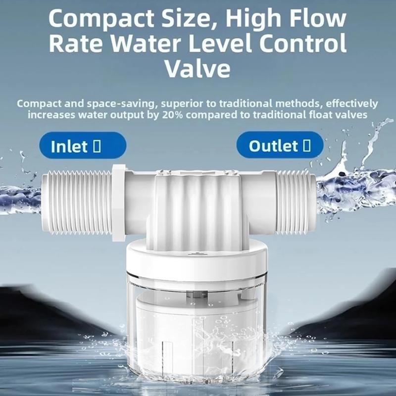1/2"3/4"Automatic Water Level Control Valve Tower Floating Ball Valve Installed Inside The Tank Plug-In Free Inlet And Outlet
