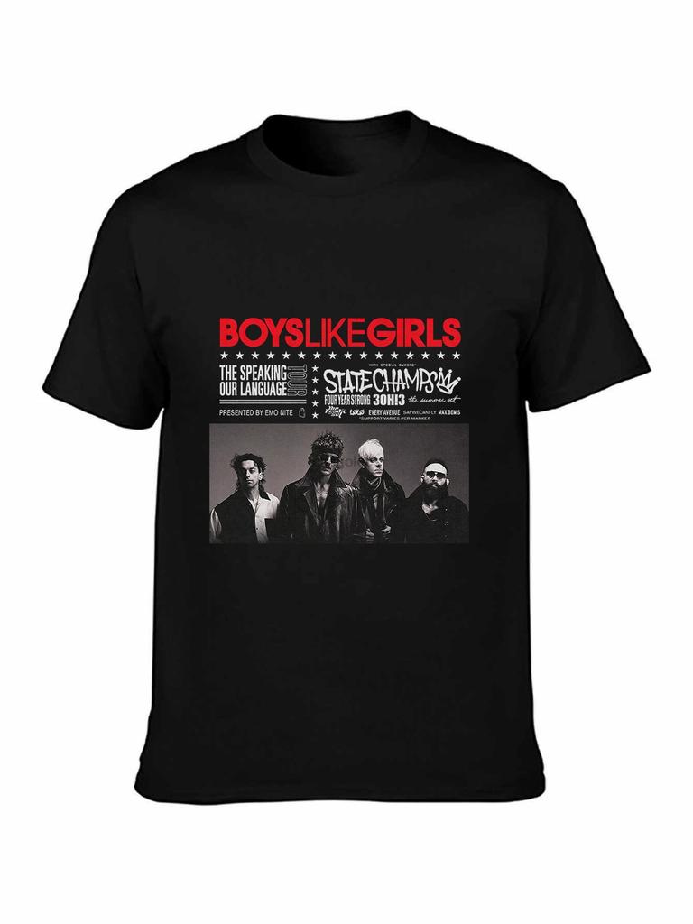 Boys Like Girls Live In Concert Shirt Boys Like Girls Band Shirt Boys Like Girls The Speaking Our Language Tour 2023 Shirt
