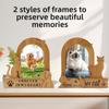 Handmade Cat Keepsake Frame Dog/Cat Shape Photo Album Frame Pet Photo Display Home Decor
