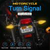 2/4PCS Universal Motorcycle Turn Signal Lights LED Indicators Amber&Blue Blinker 12V LED Flashers Scooter Motorcycle