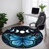 1pc Butterfly Moon Office Round Area Rug, Under Office Chairs Bedroom Living Room Home Decor, Room Deco, Available In Various Sizes L1024319