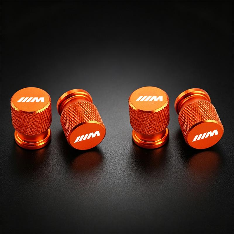4Pcs Aluminum Car Wheel Tire Valve Caps Tyre Rim Stem Covers Airdust Waterproof For BMW G20 G38 F20 F39 F48 E46 E60 E36 E39 E70 ydsh92