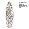 Wooden Surfboard Wall Hanging Decor Coastal Beach Hollow Surfboard Wall Art for Summer Tropical Bedroom Living Room Decoration