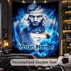 Personalized Wall Tapestry,Kontra K Custom Printed Name, Fabric Wall Art For Indoor Room Backdrop