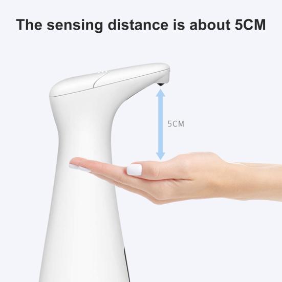 200ml Automatic Sanitizer Dispenser Quick Response Sensitive Hands Free Electric Large Capacity Dispense Soap Non-contact Sensor Leak-proof Dispenser