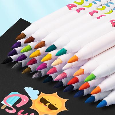 Set of 18-84 Acrylic Paint Marker Pens, Soft Nib Water-based Marker Pen Soft Brush Nib Skin Tones Art Markers for Rocks Tiles Glass Ceramic Wood