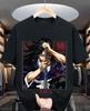 2026 Summer Demon Slayer Anime Kokushibo Printed Loose Shortsleeved Pure Cotton Childrens Tshirt Unisex Casual Loose Y2k