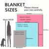 1Pc Yorkshire Terrier Schnauzer Print Flannel Blanket, High quality Comfortable for All Seasons, Home Decor, Warmth and Comfort, Perfect for Gifts